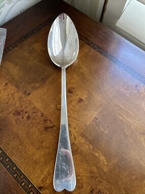 Reed And Barton Silver Plate Serving Spoon Heart Shape